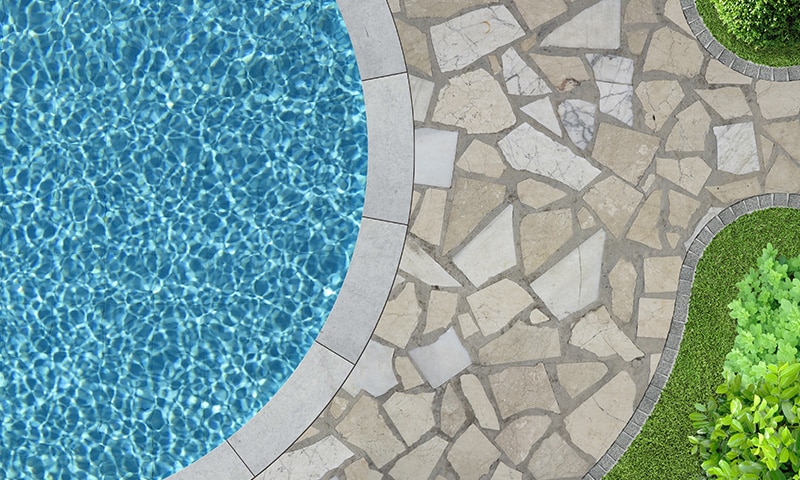 Auckland pool decking paving